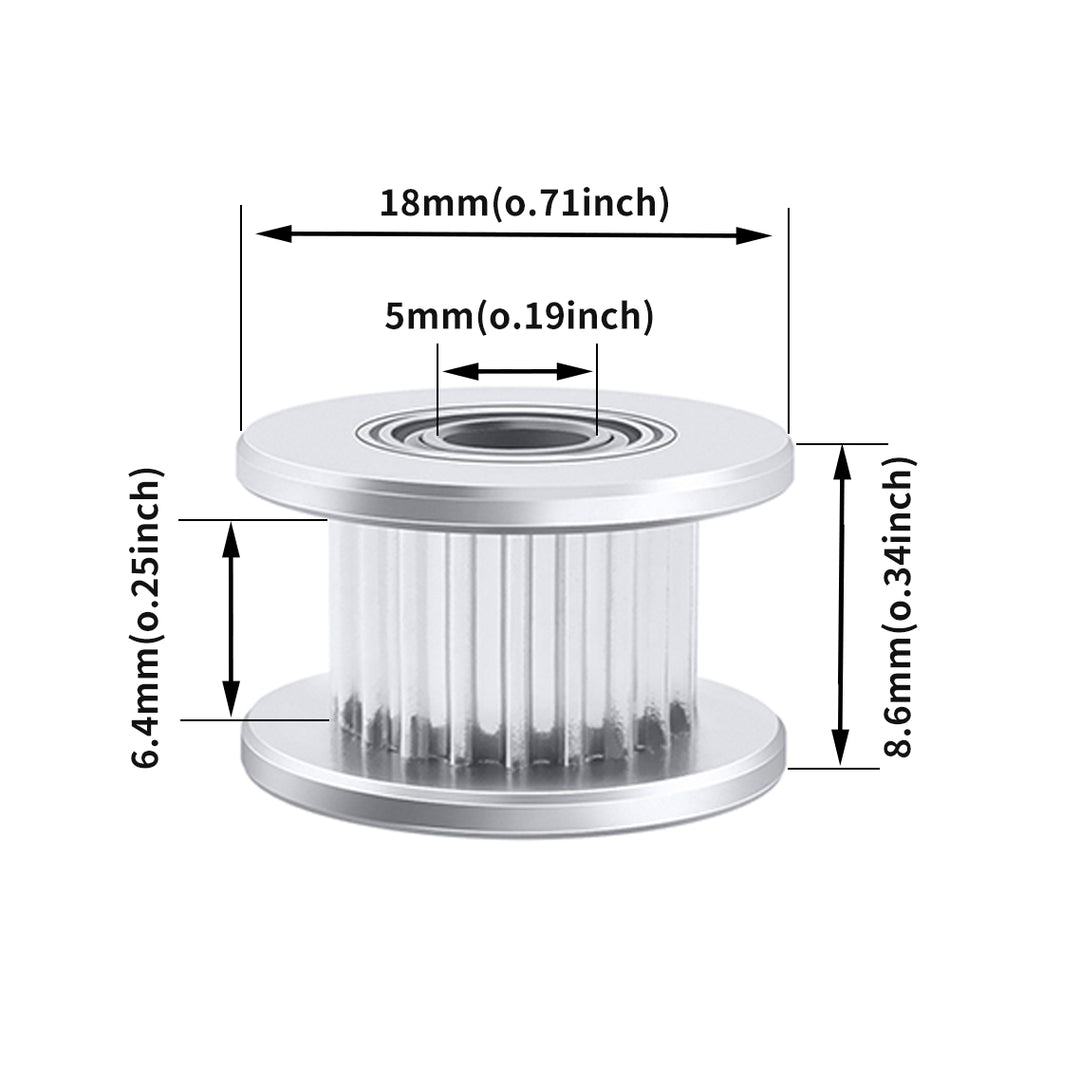 IdeaFormer The new X-axis synchronous belt straightening tensioner is suitable for 2020 aluminum profiles and is suitable for CR10 CR10S Ender-3 models