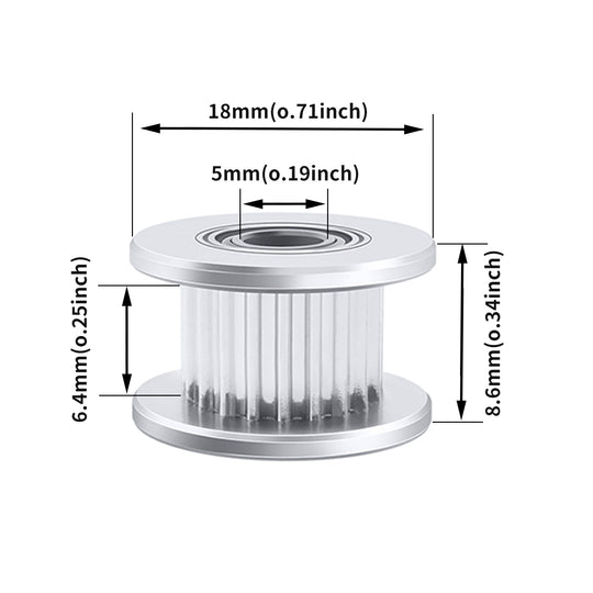 IdeaFormer The new X-axis synchronous belt straightening tensioner is suitable for 2020 aluminum profiles and is suitable for CR10 CR10S Ender-3 models