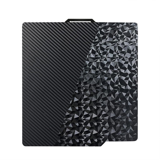 IdeaFormer Diamond PEO+ Carbon Fiber PET Spring Steel Build Plate, 257×257mm for Bambu Lab X1 X1C X1E P1P P1S A1