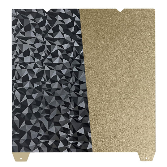 IdeaFormer Diamond PEO+Textured Gold PEI Spring Steel Build Plate, 315×310mm for Creality K1 Max/Ender 3 V3 Plus