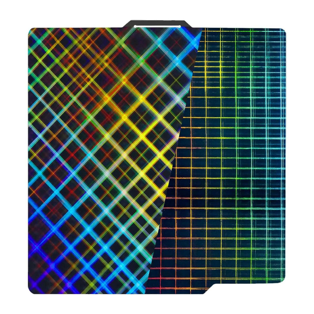 IdeaFormer Rainbow Confetti PEF+Galaxy PEY Spring Steel Build Plate, 257×257mm for Bambu Lab X1 X1C X1E P1P P1S A1