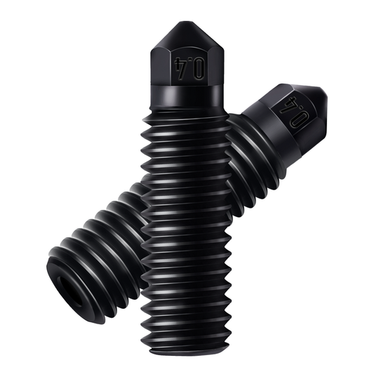 IdeaFormer 4 pcs Sidewinder X3 X4 Plus/Pro Hardened Steel Nozzles, Upgrade 3D Pritner 0.4mm Sidewinder X3 Nozzle 3D Printer Replacements Parts for Sidewinder X3 X4 Pro/Plus/X4 Plus S1