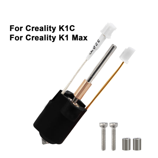 IdeaFormer K1C Ceramic Heating Block Kit, High Flow Hotend Supports 300°C High Temperature and 600mm/s High Speed Printing Printing for 3D Printer K1 Max/K1C
